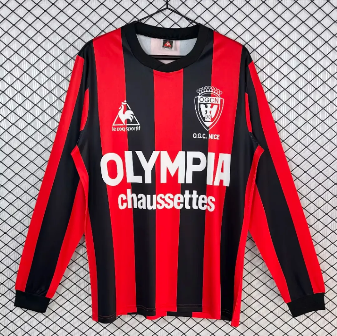 Nice 1977/78 Home Shirt Long Sleeve