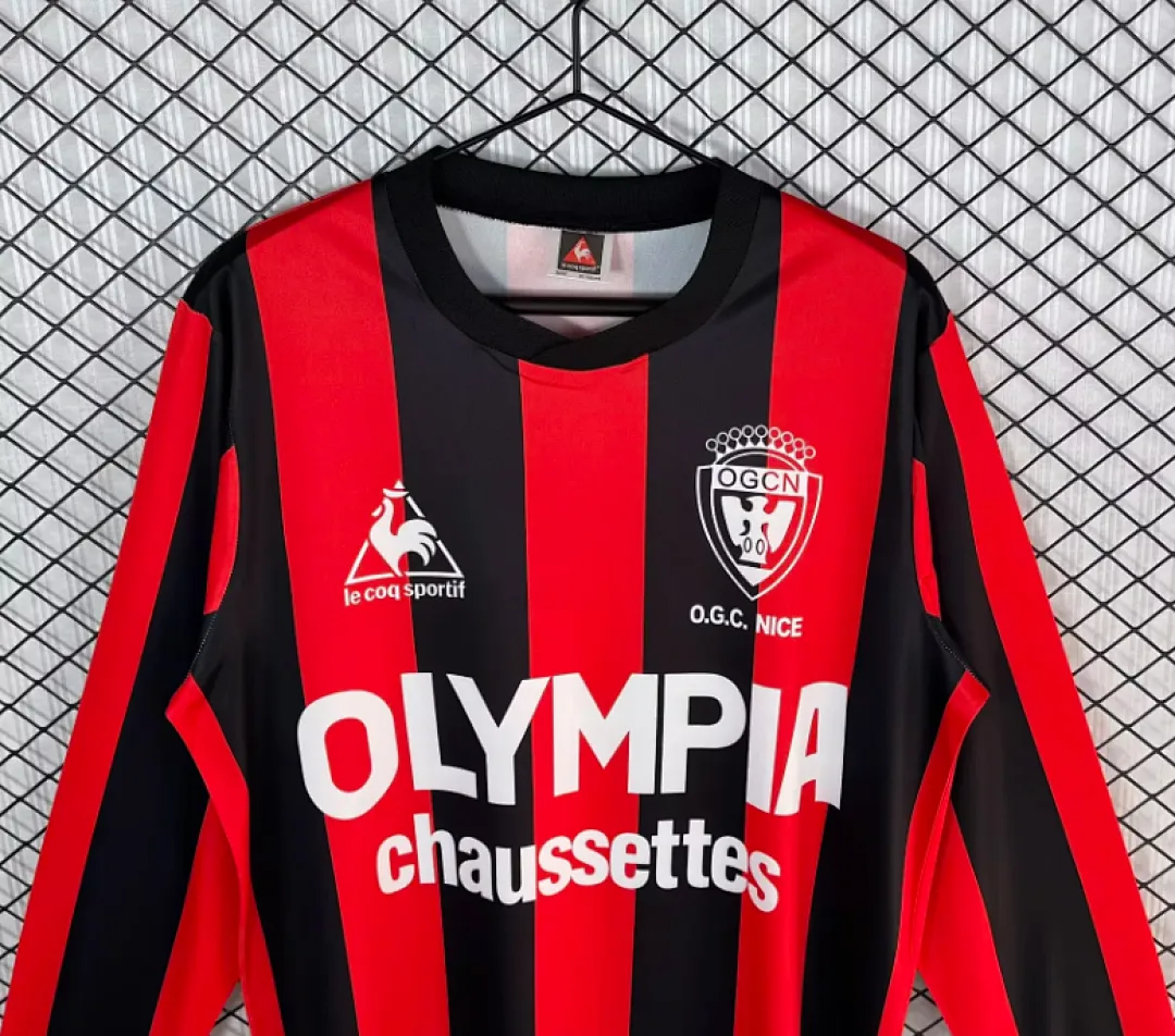 Nice 1977/78 Home Shirt Long Sleeve — 2