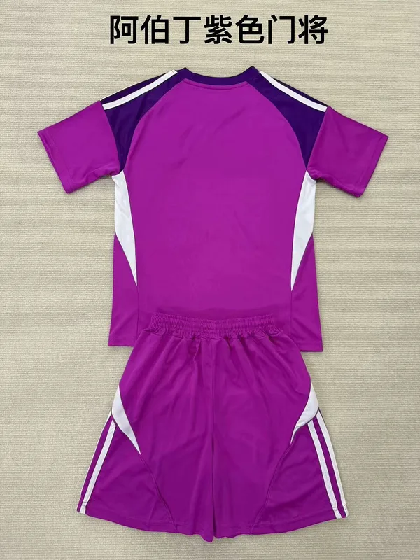 Aberdeen 2025/26 Goalkeeper Kids Kit Purple — 2
