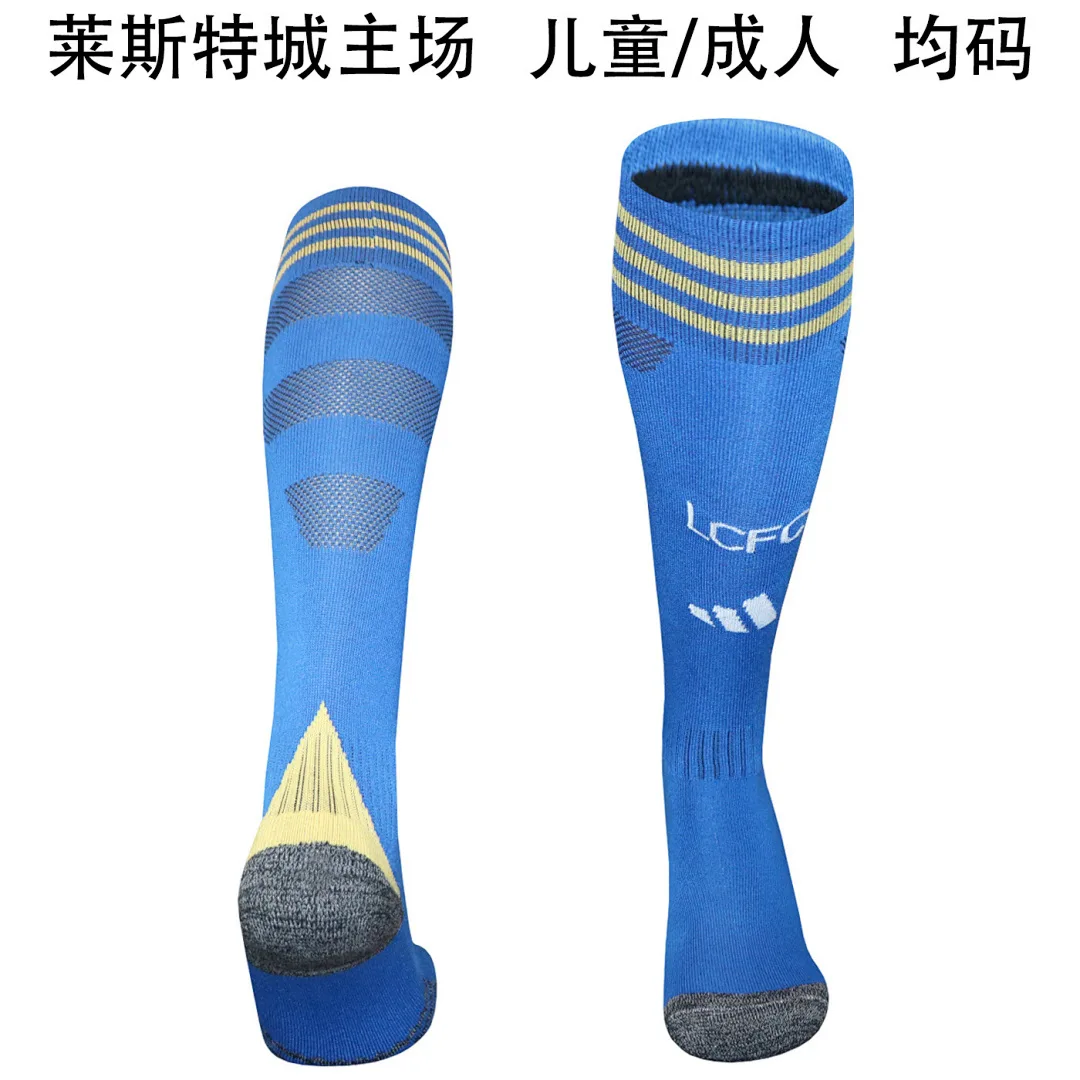 Leicester City 2025/26 Domicile Chaussettes
