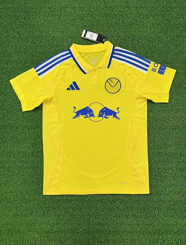 Leeds United 2024/25 Segunda Equipación Camiseta Manga Corta Yellow — 1