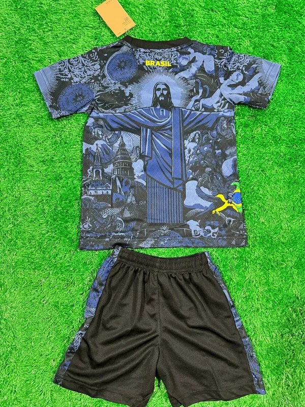 Brazil 2024 Kids Kit Black 24 Jesus — 1
