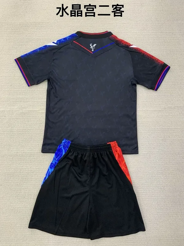 Crystal Palace 2024/25 Third Kids Kit Black