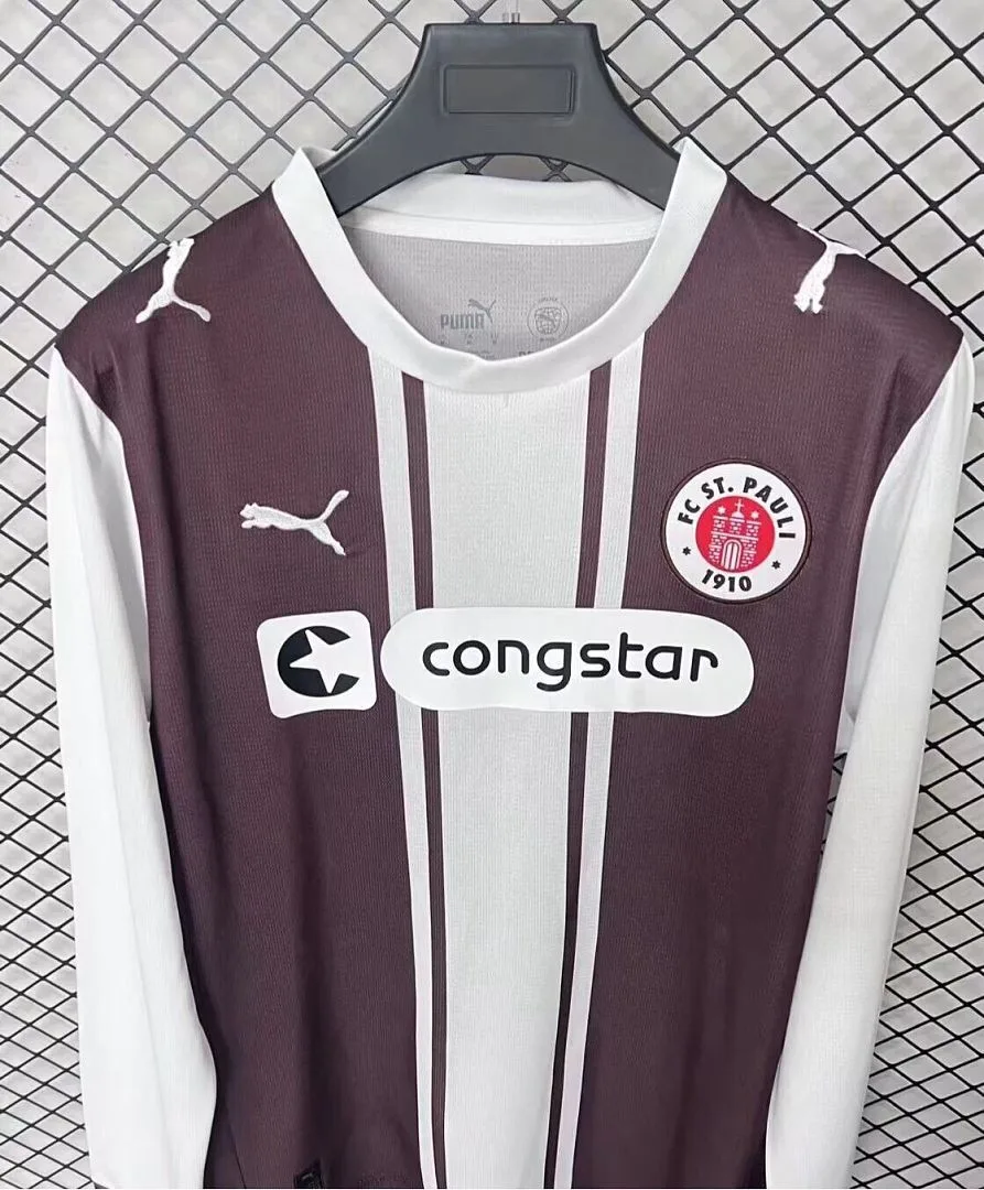 St. Pauli 2025/26 Shirt Long Sleeve Special Edition — 2