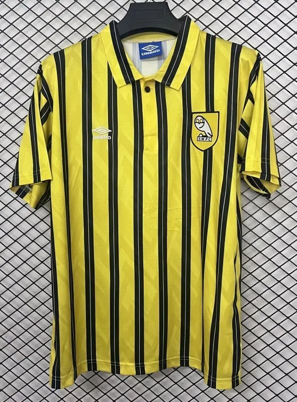 Sheffield Wednesday 1992 Away Shirt Yellow — 2