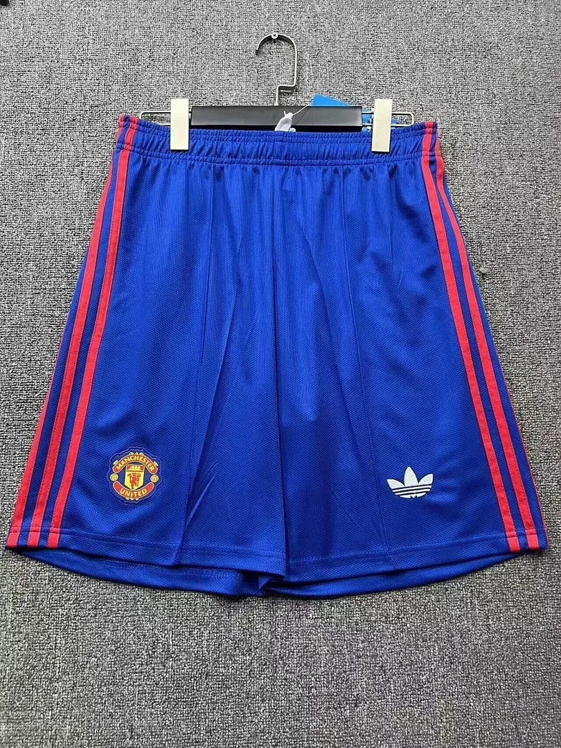 Manchester United 2026/27 Segunda Equipación Pantalón Corto Blue — 1