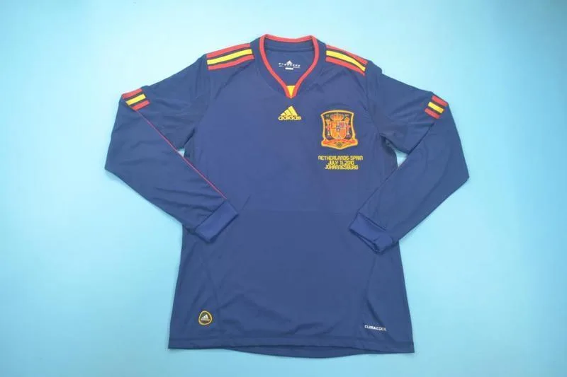 Spanien 2010 Auswärts Trikot Langarm