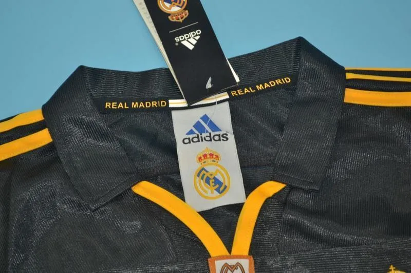 Real Madrid 1999/00 Shirt Black — 2