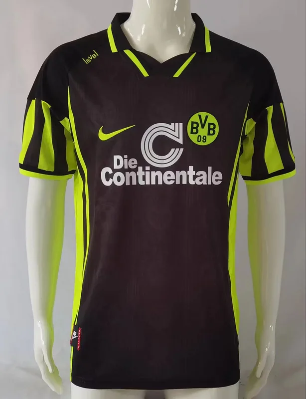 Borussia Dortmund 1996/97 Away Shirt Black