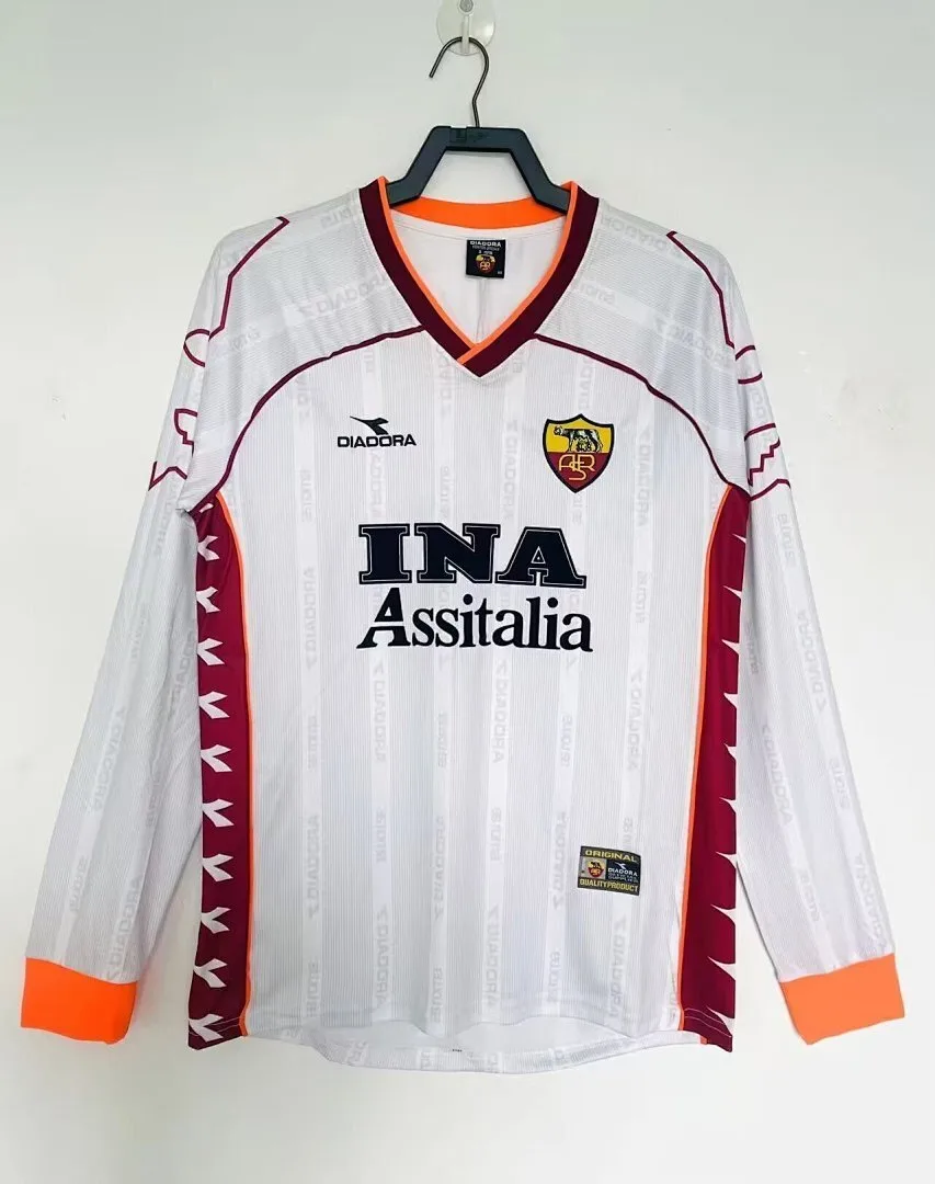 Roma 1999/00 Away Shirt Long Sleeve