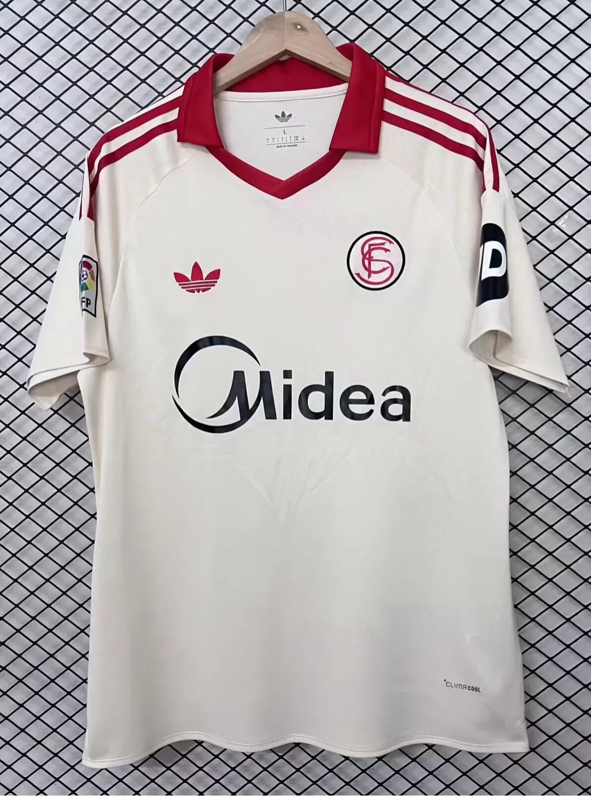 Sevilla 2025/26 Shirt White Sevi-lla Off