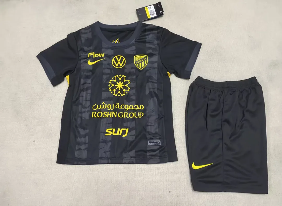 Al Ittihad 2025/26 Third Kids Kit