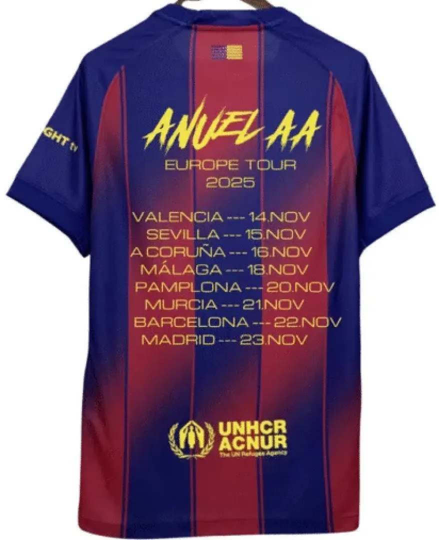 Barcelona Shirt X Anuel AA RHLM 2 Tour