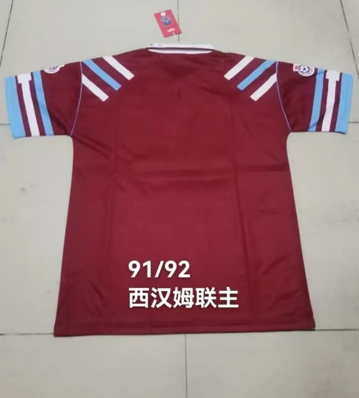 West Ham United 1991/92 Home Shirt — 2
