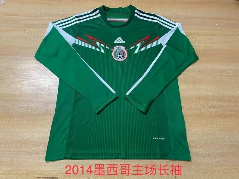 Mexico 2014 Home Shirt Long Sleeve