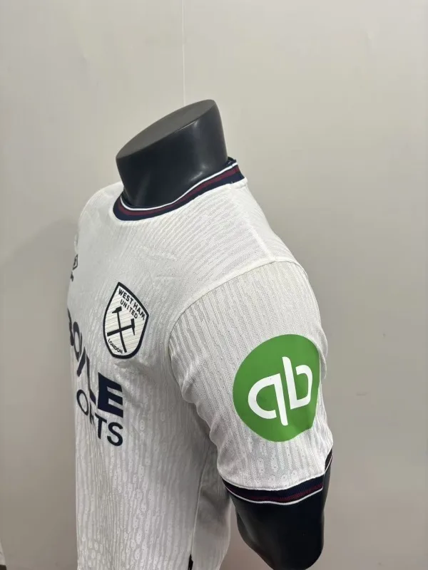 West Ham United 2025/26 Away Shirt Player Version