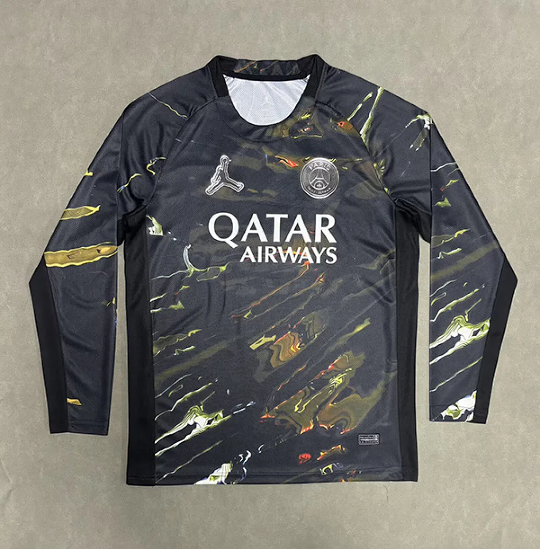 Paris Saint-Germain 2025/26 Camiseta Manga Larga Edición Especial Black — 2