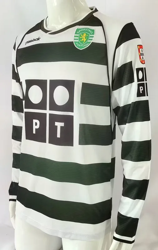 Sporting CP 2001/02 Home Shirt Long Sleeve — 2