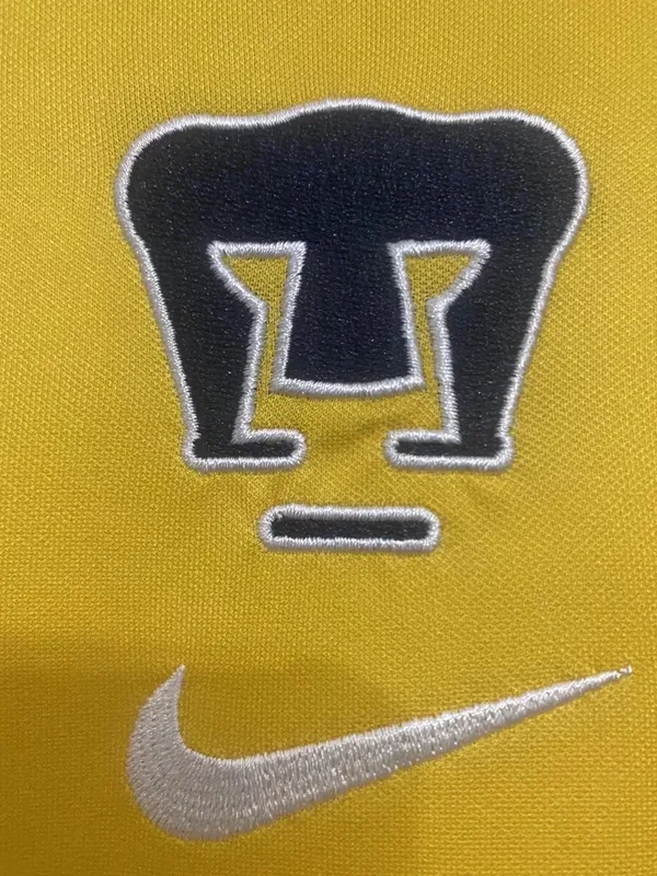 Pumas UNAM 2000/01 Away Shirt Yellow — 2