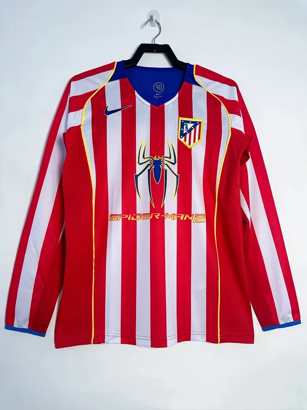 Atlético Madrid 2004/05 Home Shirt Long Sleeve