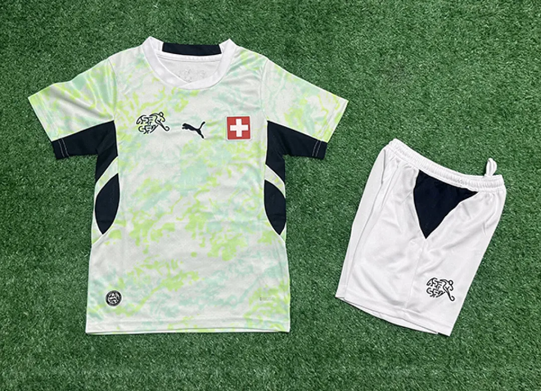 Switzerland 2026/27 Away Kids Kit — 2
