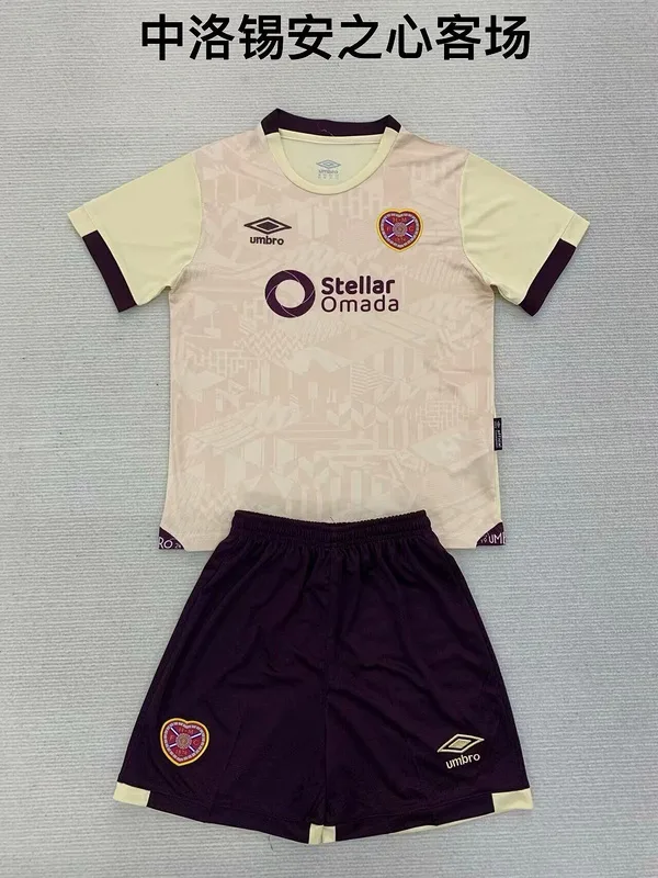 Heart of Midlothian 2024/25 Extérieur Ensemble Enfant