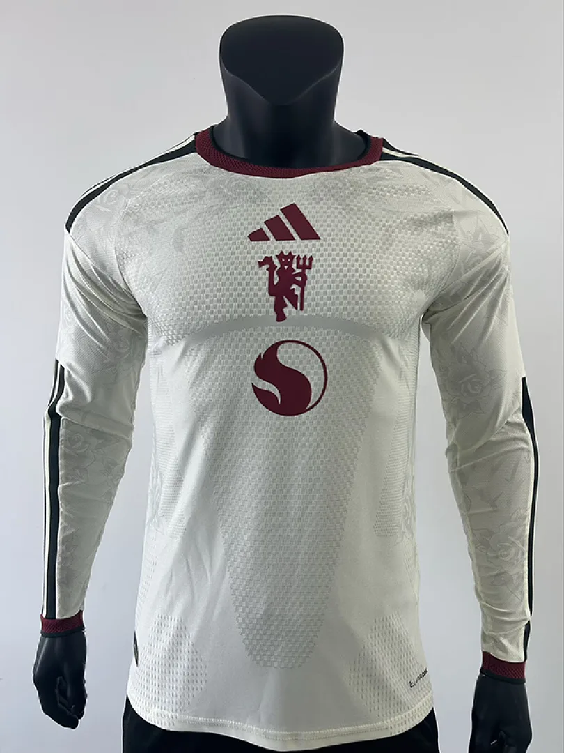 Manchester United 2026/27 Third Maillot Manches Longues Version Joueur — 2