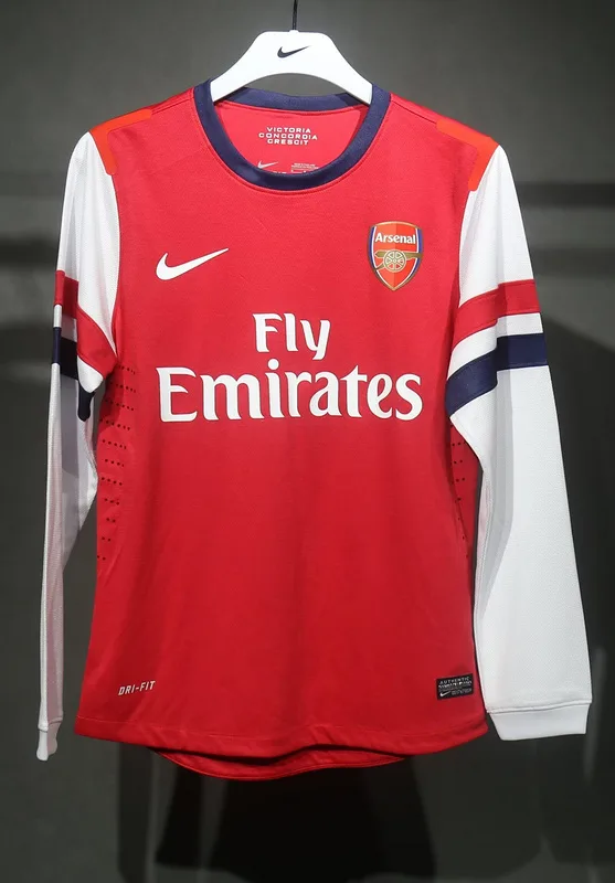 Arsenal 2012/13 Home Shirt Long Sleeve Player Version — 1