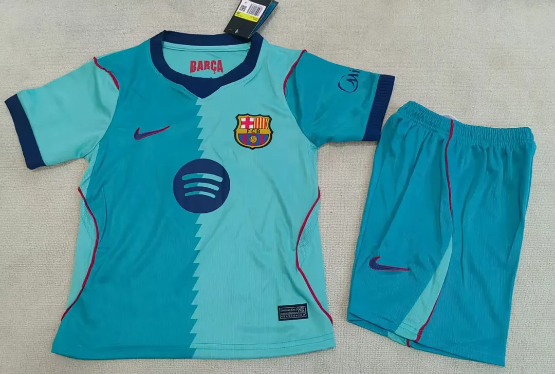 Barcelona 2026/27 Third Kids Kit