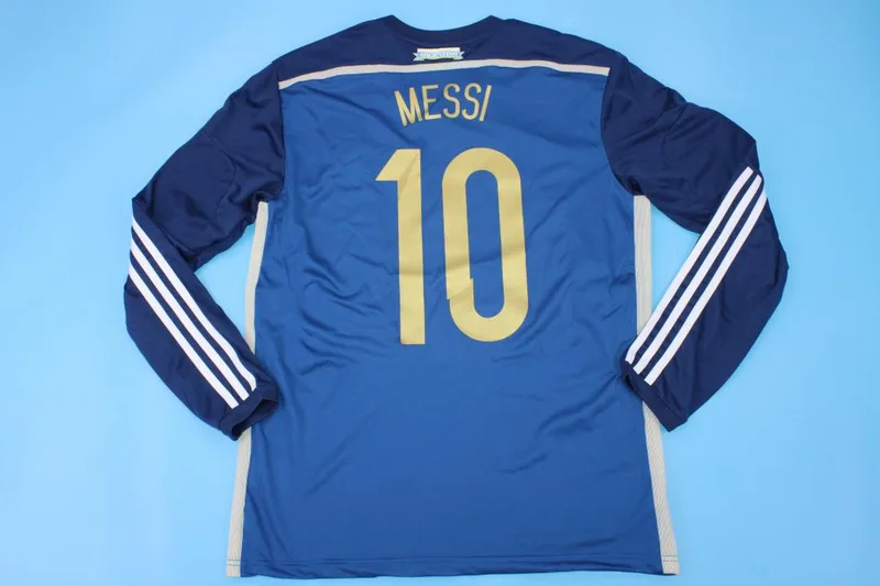 Argentina 2014 Segunda Equipación Camiseta Manga Larga — 2