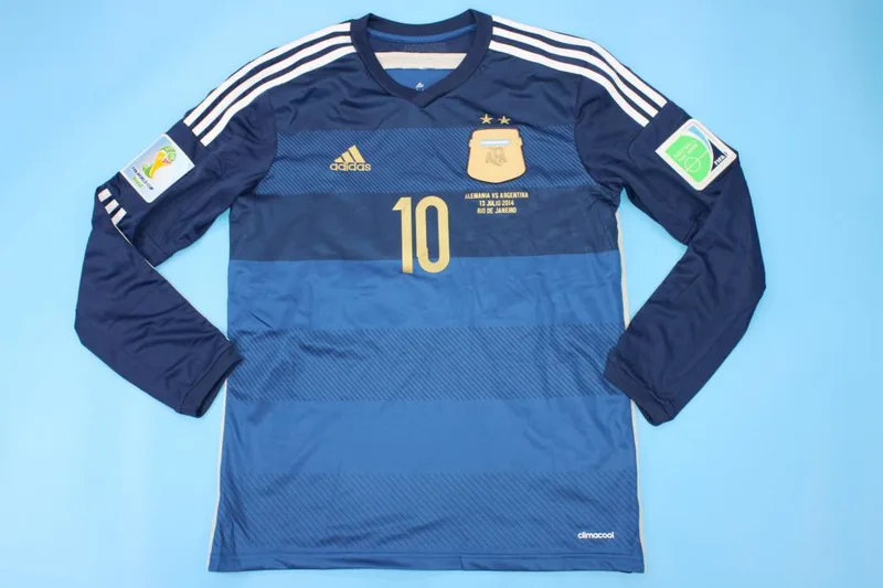 Argentina 2014 Segunda Equipación Camiseta Manga Larga