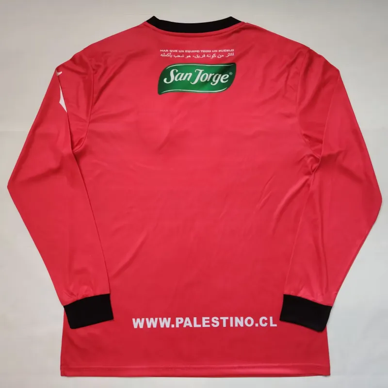Palestino 2022/23 Shirt Long Sleeve Red — 2