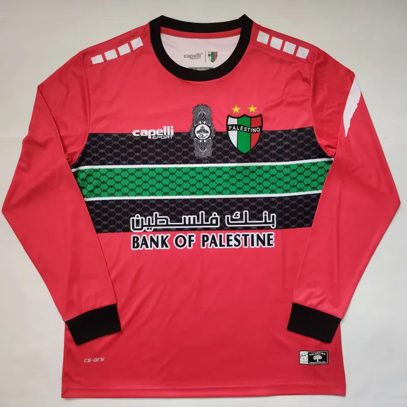 Palestino 2022/23 Shirt Long Sleeve Red
