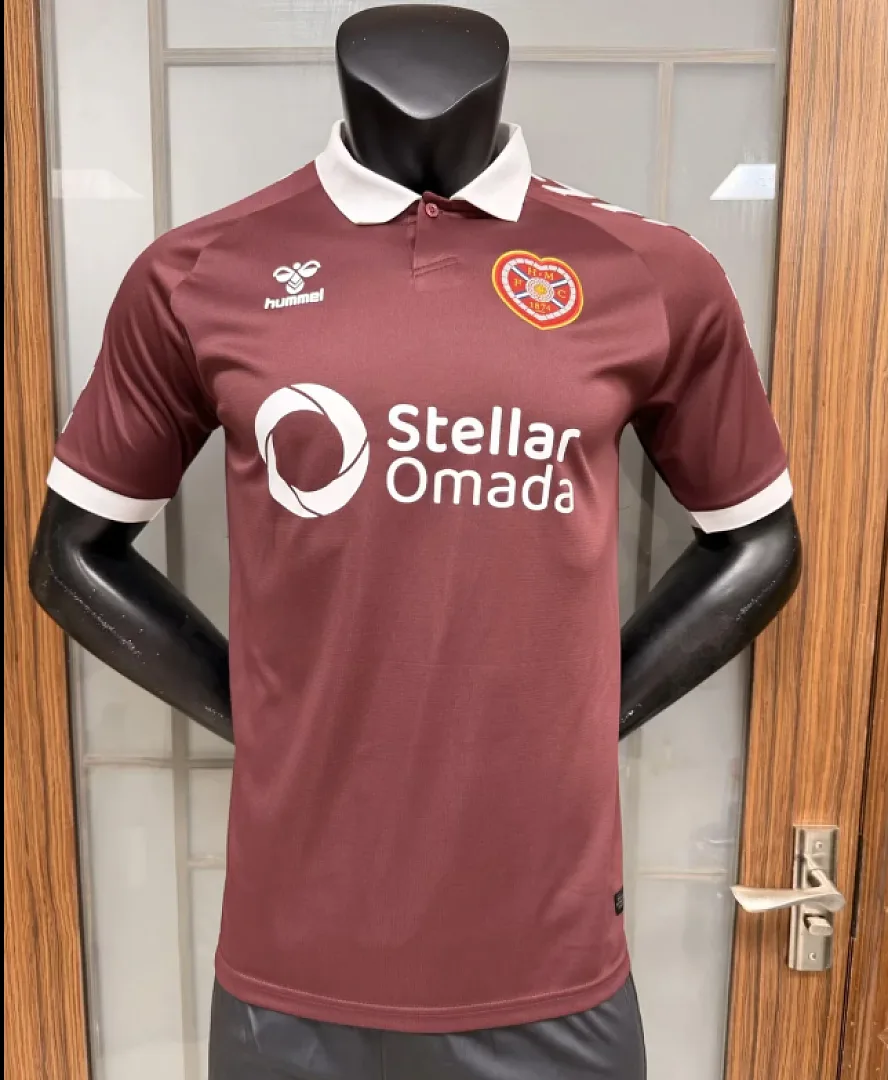 Heart of Midlothian 2026/27 Domicile Maillot Manches Courtes