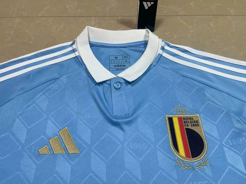Belgium 2024/25 Away Shirt Short Sleeve Blue