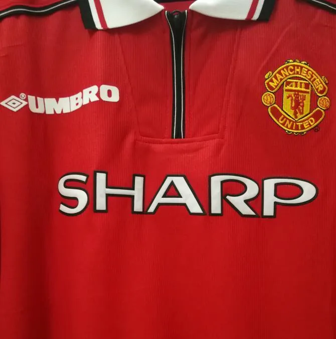 Manchester United 1998/00 Heim Trikot Langarm — 2