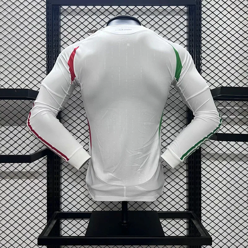 Italy 2024/25 Away Shirt Long Sleeve Player Version — 2