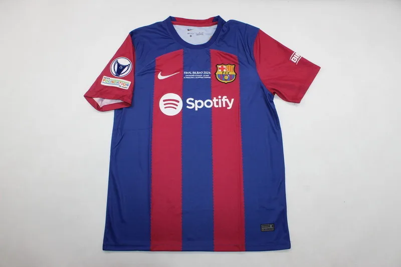 Barcelona 2023/24 Women's Shirt Short Sleeve Champions League — 1