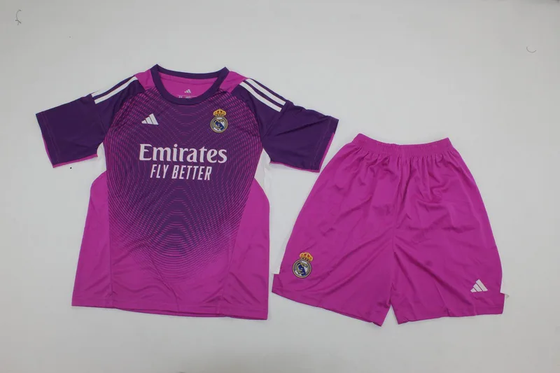 Real Madrid 2025/26 Gardien Ensemble Enfant Purple