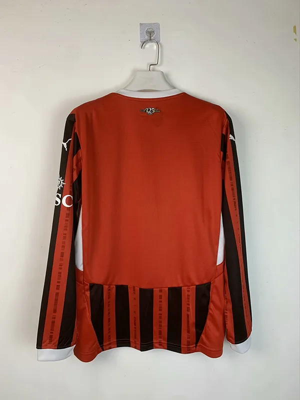 AC Milan 2024/25 Home Shirt Long Sleeve