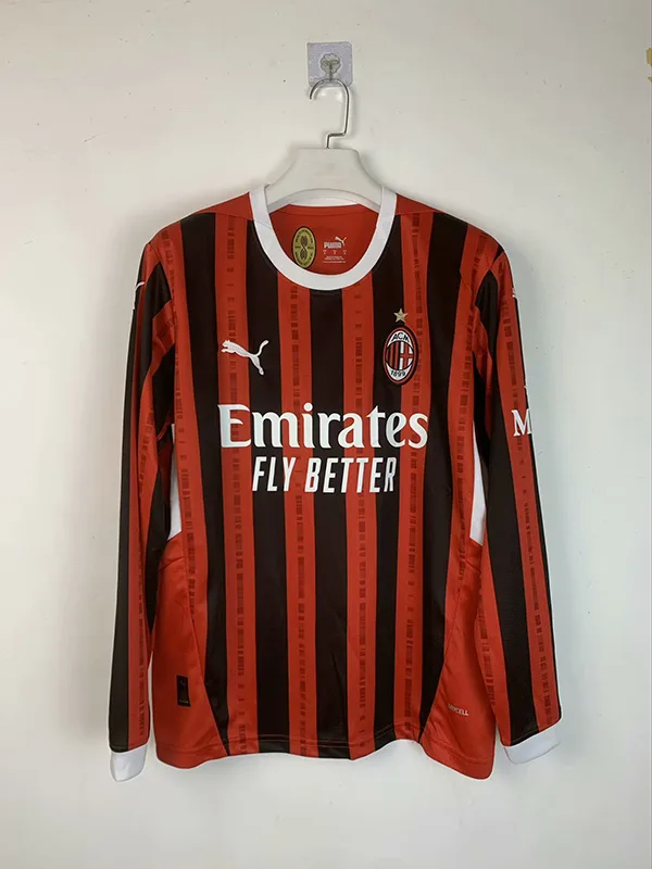 AC Milan 2024/25 Home Shirt Long Sleeve — 2