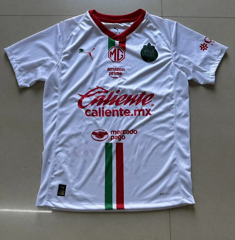 Chivas Guadalajara 2025/26 Away Shirt Short Sleeve White — 1