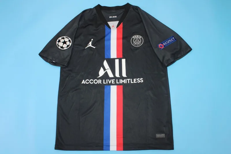 Paris Saint-Germain 2019/20 Shirt Black Champions League — 2