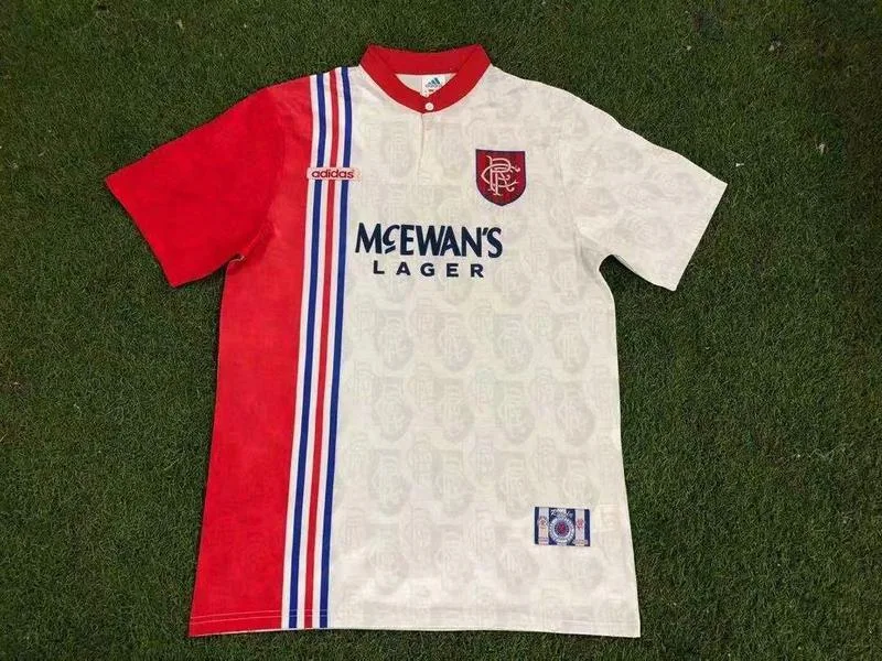 Rangers 1996/97 Away Shirt White — 2
