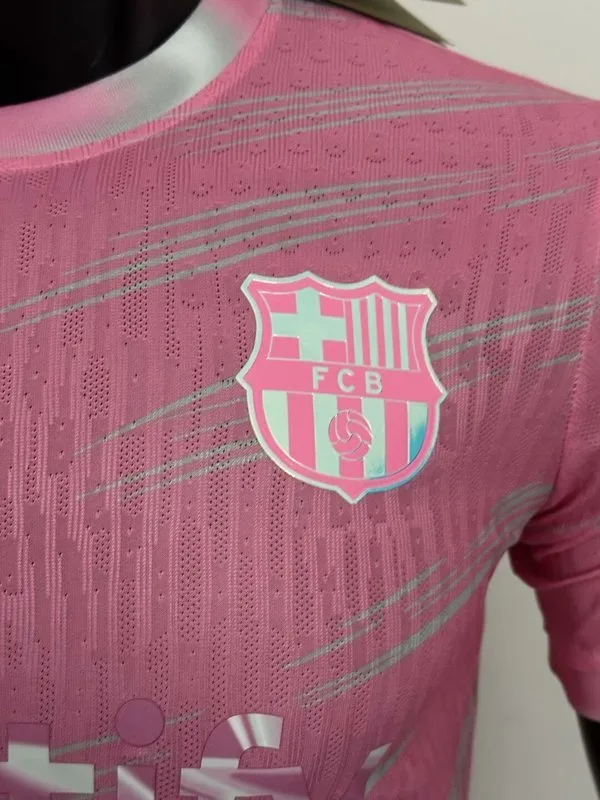 Barcelona Camiseta Versión Jugador Edición Especial Pink — 2