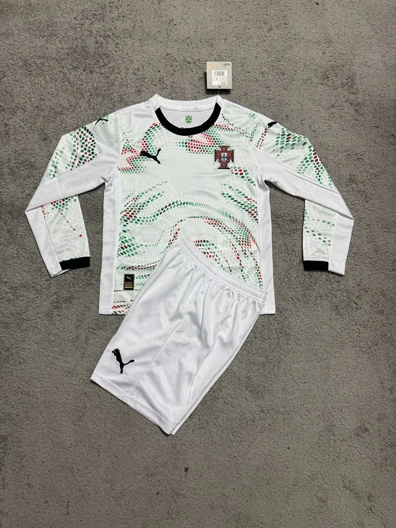 Portugal 2026/27 Segunda Equipación Conjunto de Niño Manga Larga — 2