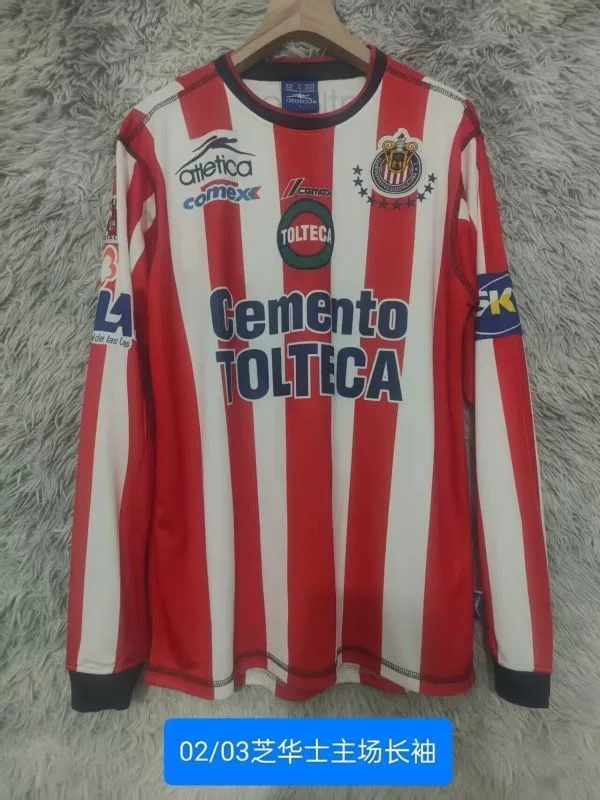 Chivas Guadalajara 2002/03 Home Shirt Long Sleeve — 2