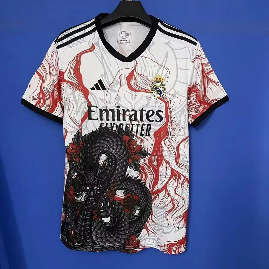 Real Madrid 2025/26 Trikot Sonderedition White Dragon