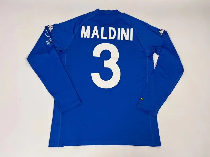 Italy 2002 Home Shirt Long Sleeve
