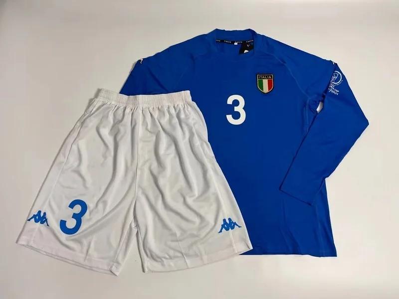 Italy 2002 Home Shirt Long Sleeve — 2